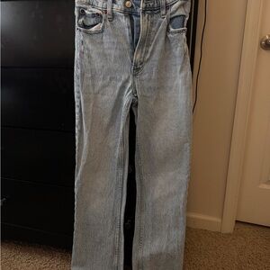 Abercrombie & Fitch Light Blue Ultra High Rise Jeans